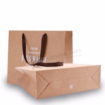High Quality Custom Twisted Handle Kraft Paper Bag
