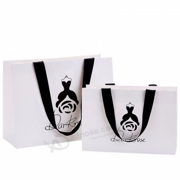 Wholesale Price Custom Craft White Paper Bag With Handle