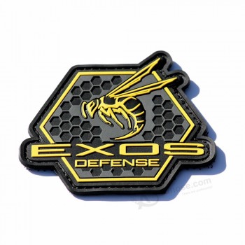 Custom Embossed Silicone PVC Patch 3D