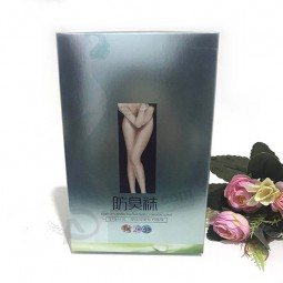 Bedruckte 300g Papierbox mit silbernem Glanz