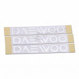 Latest design Custom electroplating stickers logo