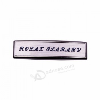 Customized chromed abs plastic logo abs plastic sticker