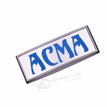 Low price guaranteed quality abs chrome nameplates