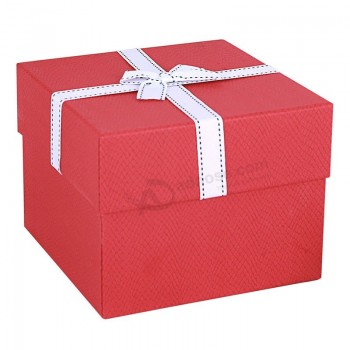 Custom Wholesale Bow Tie Packaging Gift Box Cardboard Paper Flower Box with your logo