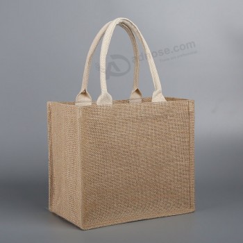 Wholesale custom natural eco friendly jute bags