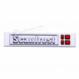 Aangepaste metalen stickers, aangepaste stickers logo