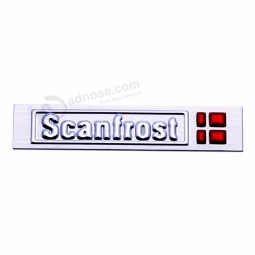 Aangepaste metalen stickers, aangepaste stickers logo