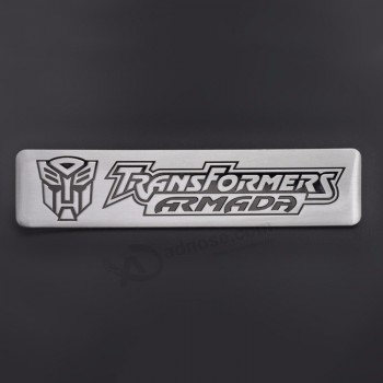Targhetta identificativa personalizzata con logo in metallo personalizzato