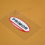 Adhésif personnalisé imperméable adhésif rond autocollant époxy transparent