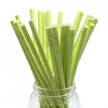 OEM factory Wholesale Biodegradable food grade wrapping cocktail wedding party drinking paper straw