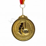 новая почетная медаль золотая футбольная спортивная медаль