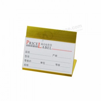Customized High Quality Tag Holder Price Tag Stand