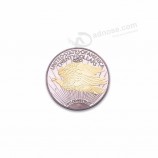 Produttore metallo russo a forma di moneta d'oro a forma di souvenir