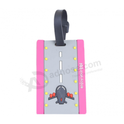 soft rubber silicone baggage tag children luggage tags