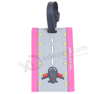 soft rubber silicone baggage tag children luggage tags