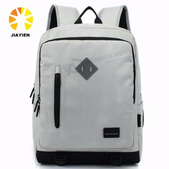 Sac à dos femme anti-Sac à dos blanc avec sacoche pour ordinateur portable
