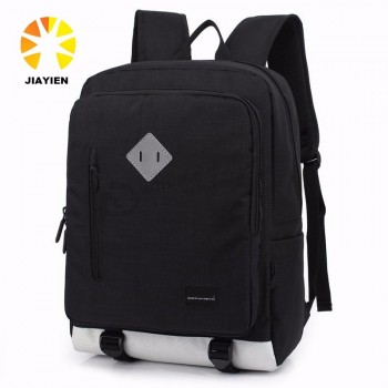 Korean Style Black Oem Foldable Backpack