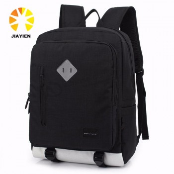 Mochila dobrável de oem estilo coreano preto