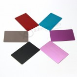 Blank Colourful Anodized Aluminium Cards