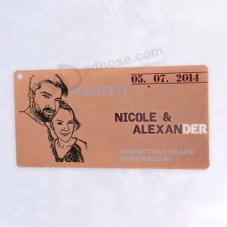 laser cutting metal wedding invitation card