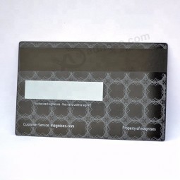 Carte magnetiche di metallo in bianco dell'incisione laser