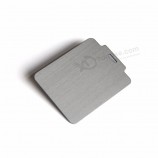 2мм Thickness Blank Aluminium Brushed Metal Business Cards