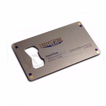 Printing Logo Metal Business Card Bottle Opener