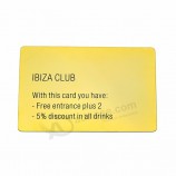 Luxury Blank Gold Metal Card Liquid Filled Card Business