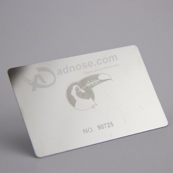 높은 수준의 마그네틱 스트라이프 금속 신용 카드 제조 업체