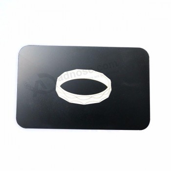 Black Plated Business Cards with Spot Color Printing