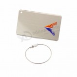 Luxe custom aluminium metalen vliegtuig bagagelabel