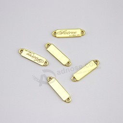 Custom Brand Logo Blank Metal Jewelry Tag Hang Tag