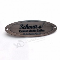 Manufacturer Custom Logo Engraved Brass and Stainless Steel Metal Tag