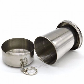 240㎖ Telescopic Collapsible Stainless Steel Coffee Cup
