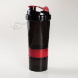 Tamaño personalizado reutilizable filtro de botella de agua/Batido de proteínas en botella