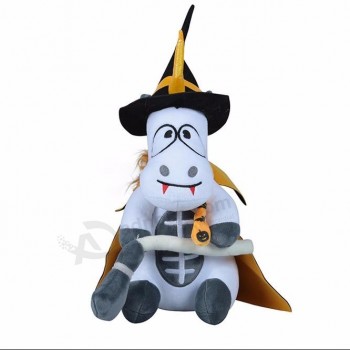 Imagen personalizada realista gato riendo urraca gran juguete de felpa unicornio led