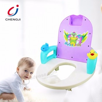 Eco-Viagem de plástico amigável potty portátil bebê sanita assento potty