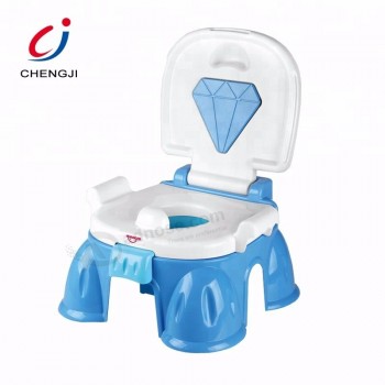 Top sale cheap comfortable small size music induction training plastic baby potty