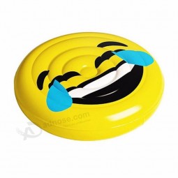 Giant inflatable smiley emoji pool float inflatable adult swimming pool float