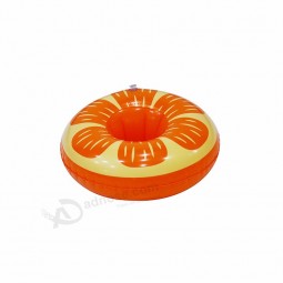 Fruta inflable puede beber titular agua entretenimiento flotante titular de lata