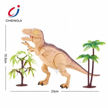 卸売プラスチック光と音の動物モデル電子恐竜のおもちゃ