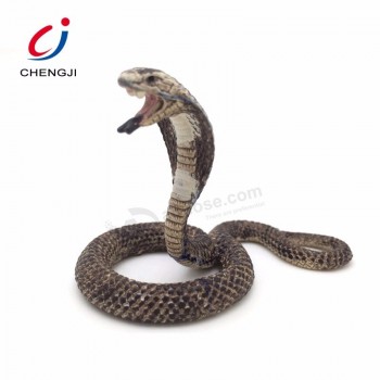 Factory supplier animal kids toy figurine cobra snake toy for sale