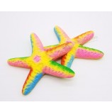 étoiles de mer spongieuses colorées dernière conception soulagement du stress pu mousse squishy jouets