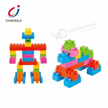 Hot sales diy educational toys intelligent plastic building blocks