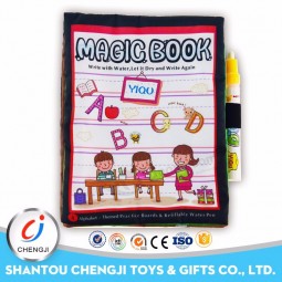 Hot sale water canvas toy drawing magic book for kids