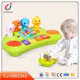 Educativo animal bebé piano juguete instrumentos multifuncionales teclado musical