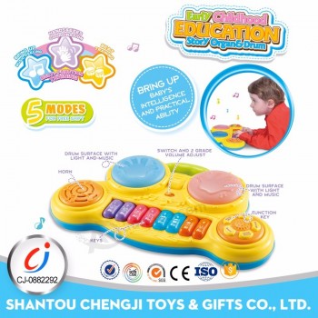 Plastic cartoon electronic piano kids toys musical organ