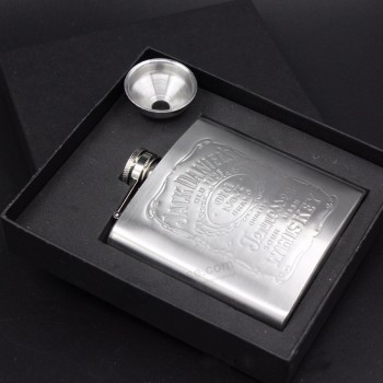 Set regalo per fiaschetta in acciaio inox personalizzato