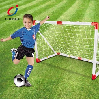 Sport series portable plastic mini indoor or outdoor football kid soccer goal