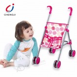 Iron material new type lovely accessories for doll stroller toy